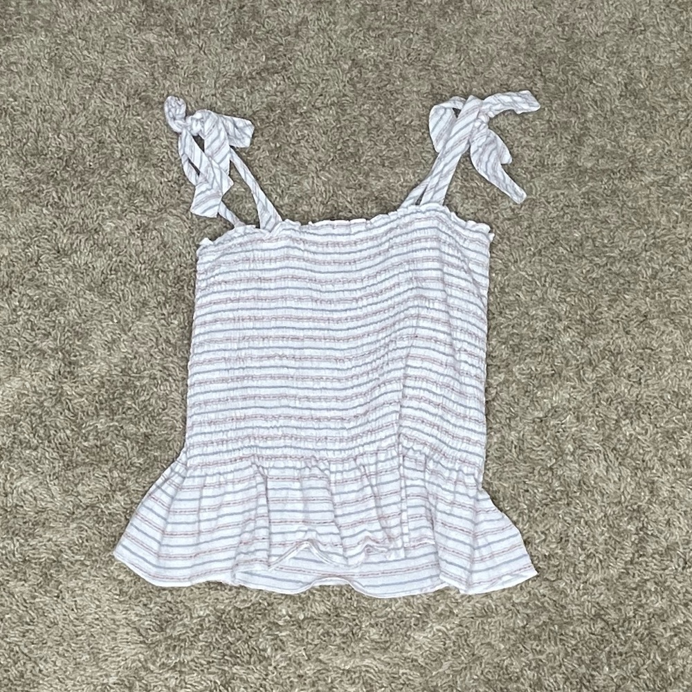 Striped Luca and Grae Tied Top